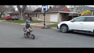 49cc pocket bike run