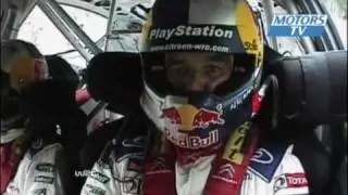 WRC Finland Day 2 Accident Raikkonen Jump Loeb