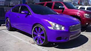 Wrapped Nissan Maxima on 26