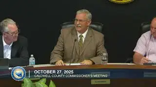 Commissioner's Meeting 10/27/25