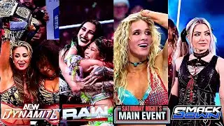 Best Women&rsquo;s Wrestling Moves Of The Week WWE Saturday Night Main Event & AEW | ALexaBanks. 