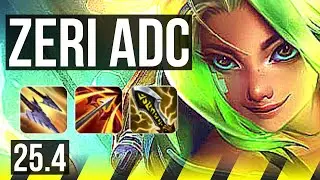 ZERI & Nautilus vs ASHE & Zoe (ADC) | 6k comeback, 8/3/10 | KR Challenger | 25.4