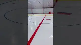 Freshly Painted Rink 😎 #Hockey #Icehockey #Icerink #NHL