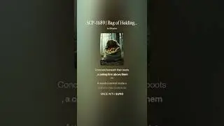 SCP-1689 | Bag of Holding Potatoes | The Realm Inside The Sack