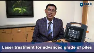 Laser treatment for advanced grade piles