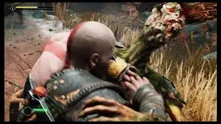 God of War - The Marked Trees: Stunning Enemies Atreus Arrows & Stun Grab Tutorial Gameplay (2018)