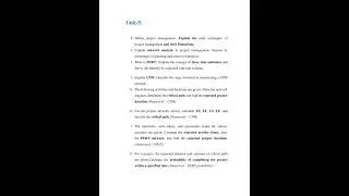 Management Science (MS) Important Questions || MS Unit Wise Important Questions | Management Science