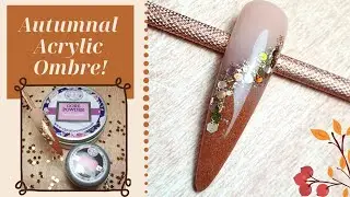 CJP Autumn Acrylic Ombre 🍂 Ombre Nail Design | Autumn Nails 2020.