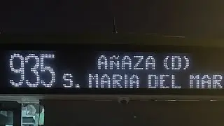 Línea 935 Intercambiador Sta Cruz - Urb Añaza - Alíseos - Sta María del Mar (Circular) / (2024)
