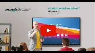 Mach Power Monitor 4K Multi-Touch 65&rdquo; 40 Tocchi EB-TS65B-035