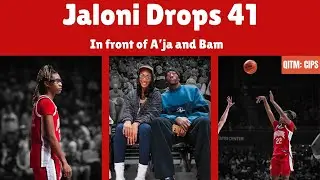 Jaloni Cambridge Drops 41 in Front of A&rsquo;ja Wilson and Bam | Ohio State Beats Illinois 78&ndash;69