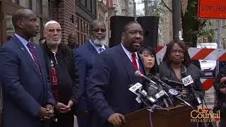 Councilman Kenyatta Johnson Holds Press Conference on Starbucks Arrests 4-16-2018