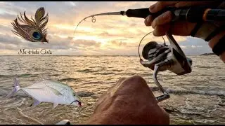 Papio and Omilu Action | Kauai Shore Fishing | Whipping With Flies | Fishing Hawaii