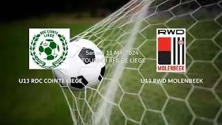 U13 RACING WHITE DARING MOLENBEEK - U13 R. DARING CLUB DE COINTE-LIÈGE -SAMEDI 11 MAI 2024