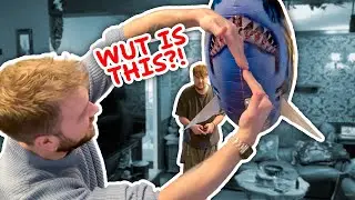 We Tried That Helium Shark Thing from our PO Box...