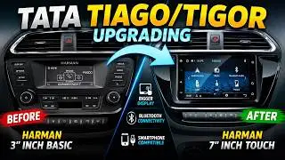 Upgrading Tata Tiago's Harman Basic System to Harman 7 inch Touchscreen System || Review #tatatiago