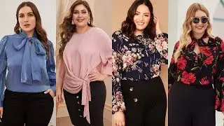 Trends 2020 BLOUSES OF PLUS SIZE! Spring Summer 2020! # 58