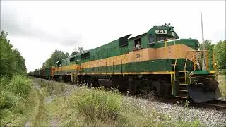 Sydney Coal Railway - SCR 228 East @ Lingan Rd, NS