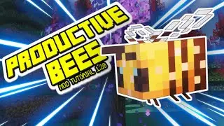 EP 1 - How to Start! Nest Guide! Honey Bottle! - Minecraft Productive Bees Mod Tutorial