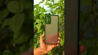 Dark Green Smoke Camera Protection case for Samsung A72