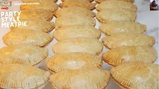 PARTY MEATPIE RECIPE: How To make Nigerian  MEATPIE Step by Step