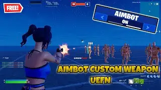 How to make AIMBOT GUN in UEFN - FREE Custom Weapon