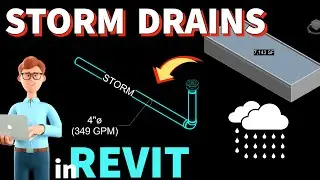 Умный способ расчета ливневых трубопроводов (SF или GPM) в Revit