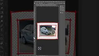 trim all transparent area in one click #photoshop #shorts