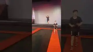 first front half to backflip