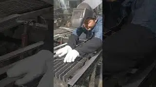 Inside the Making of G405/30/100 Steel Grating ⚡ From Raw Steel to Industrial Strength #steelgrating