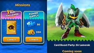 Обновление Sonic Dash — новые миссии и сэр Ламорак. Скоро выйдет новое обновление для бегуна (and...