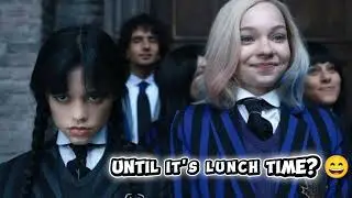 Wednesday 💀and Enid🐺 funny  🤣 #trending #wednesday the best friends fight together stays together 