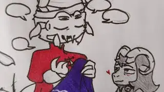 Goat Cariñoso?/Webber y su miedo|Cult of the Lamb|Comic fandub ESP|GoatMura|