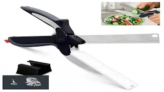 2 in 1 Kitchen Scissors for Food Stainless Steel Blade