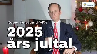 2025 &aring;rs jultal med Gustav Kasselstrand