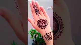 full hand mehndi design 💞🌻 cone designs back side  #mehndi #backhandmehndi #fullhandmehndi #shorts