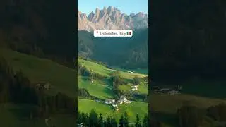 The Dolomites: Europe&rsquo;s Most Beautiful Mountain Range? 😳🇮🇹 #shorts #travel #nature #tripandoo
