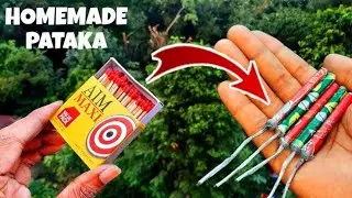 How to make homemade Diwali patakhe from Matchbox stick