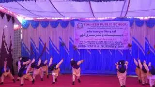 labbaik ya aqsa action song 3 boys Annual Day at touheed public school shiruru 2023.24