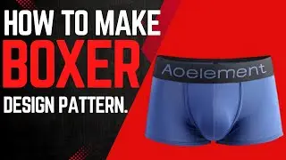 How To Make Boxers Pattern | Mens Boxer Pattern Make | Winda Cad Tutorial |