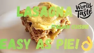 BEST Homemade Lasagna Recipe - Just Like in Italy! 😍🍝