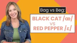 BLACK CAT vs RED PEPPER Vowels | Fix This Common English Pronunciation Problem