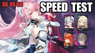 S6 Aemeath Solo Hologram Speed Test vs 4 S6 Characters