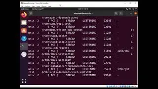 netstat for checking active connections