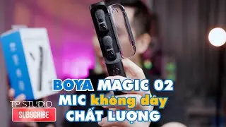 BOYA MAGIC 02  - Bộ Microphone chất lượng cao và nhiều tính năng xịn sò | TP STUDIO #boyamagic