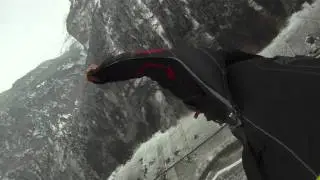 Wingsuit BASE Jump - Leg-Cam