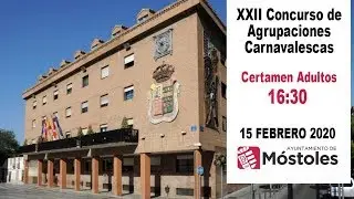 XXII Concurso de Agrupaciones Carnavalescas - Certamen de adultos  16:30 h