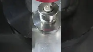 Laser microdrilling service on aluminum material.