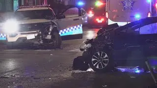 2 CPD officers among 4 injured in overnight crash in Gage Park