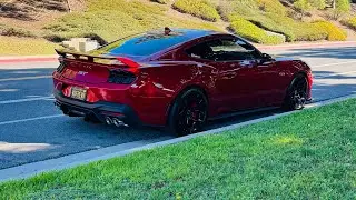 2024 Mustang Gt POV drive . Manual transmission. 